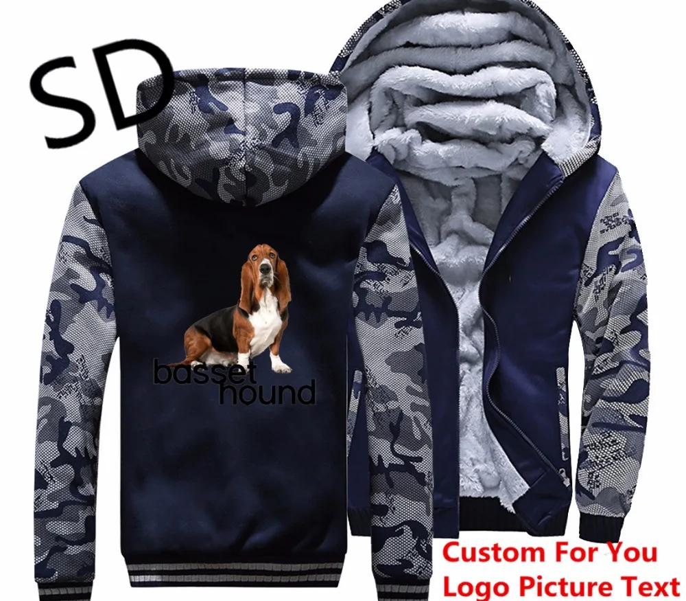 Дропшиппинг 3D толстовки Для мужчин Бассет Хаунд Толстовка для любителей собак
