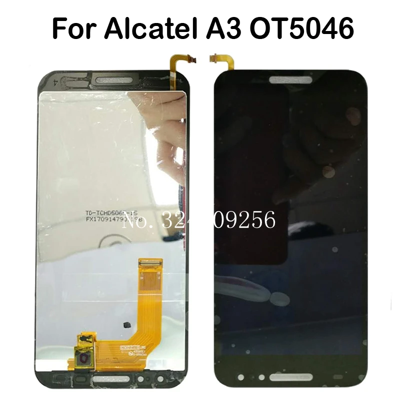 Качество AAA для Alcatel A3 ЖК дисплей Дисплей + Сенсорный экран планшета Ассамблеи