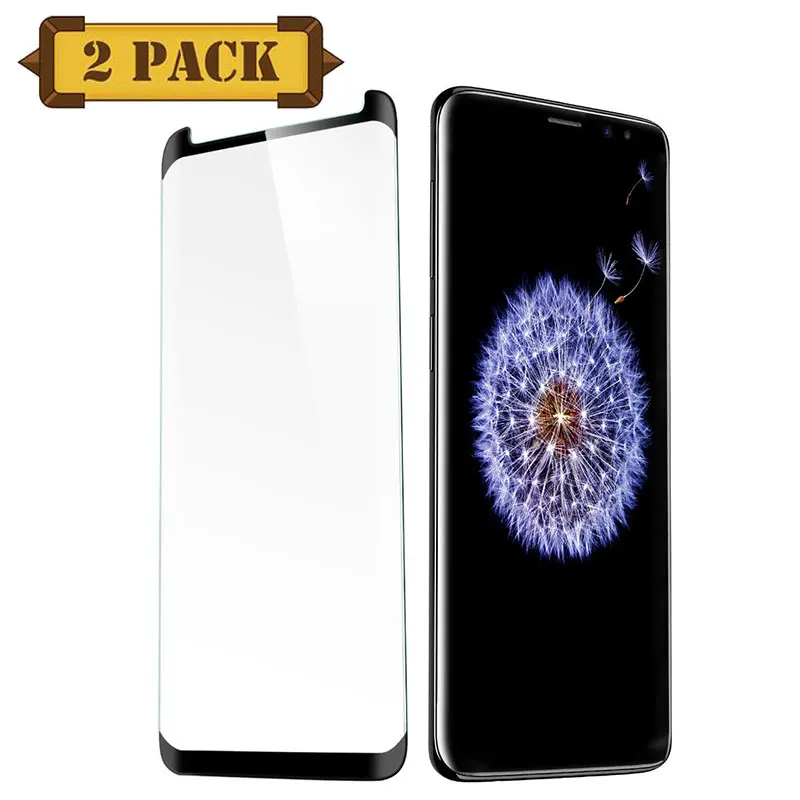 2 шт./лот Экран протекторы-3D изогнутые закаленное Стекло для samsung Galaxy S7 S7EDGE S8 S8Plus Note