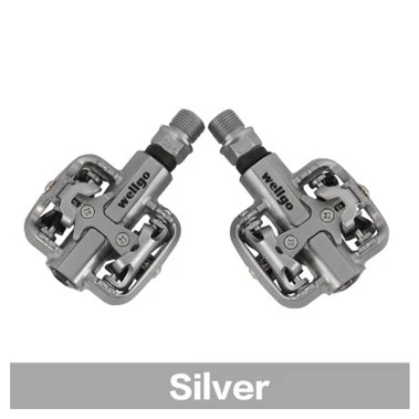 WM001 Silver Wellgo WM001 самоблокирующийся Clipless алюминиево-магниевого сплава MTB горный велосипед велосипедная педаль - Цвет: WM001 Silver