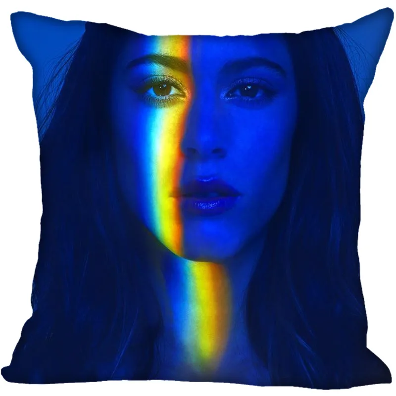 2018 новый пользовательский Tini Stoessel картина 45X45 см мягкие Наволочка Чехол для