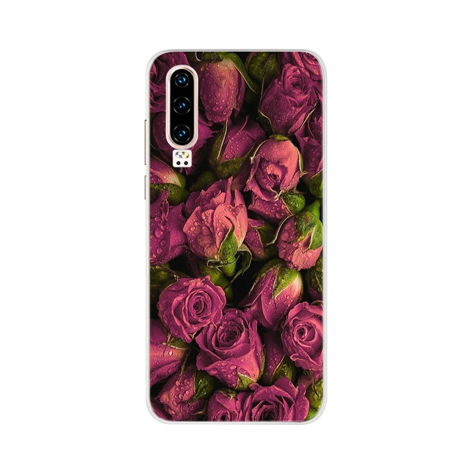 Модный чехол с рисунком для Huawei P30 P 30 Pro Lite чехлы мягкая тонкая задняя крышка