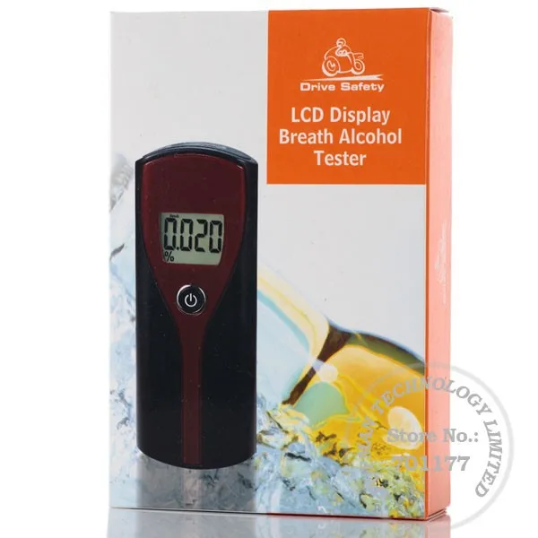 Профессиональный алкотестер цифровой портативный бесплатная доставка Прямая