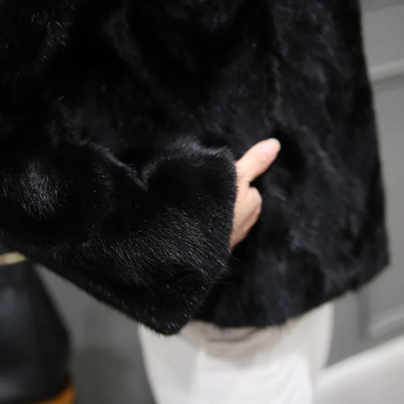 Новая женская шуба из натурального меха норки зимняя модель | Женская одежда