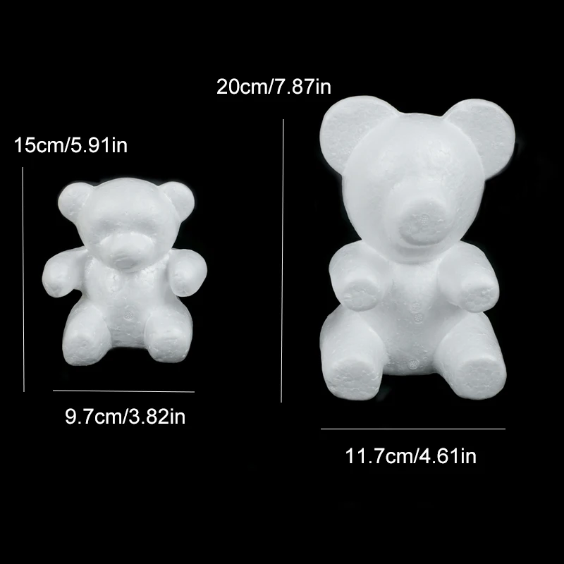 Моделирующий медведь кролик белые Пенополистироловые шарики пенопластовые