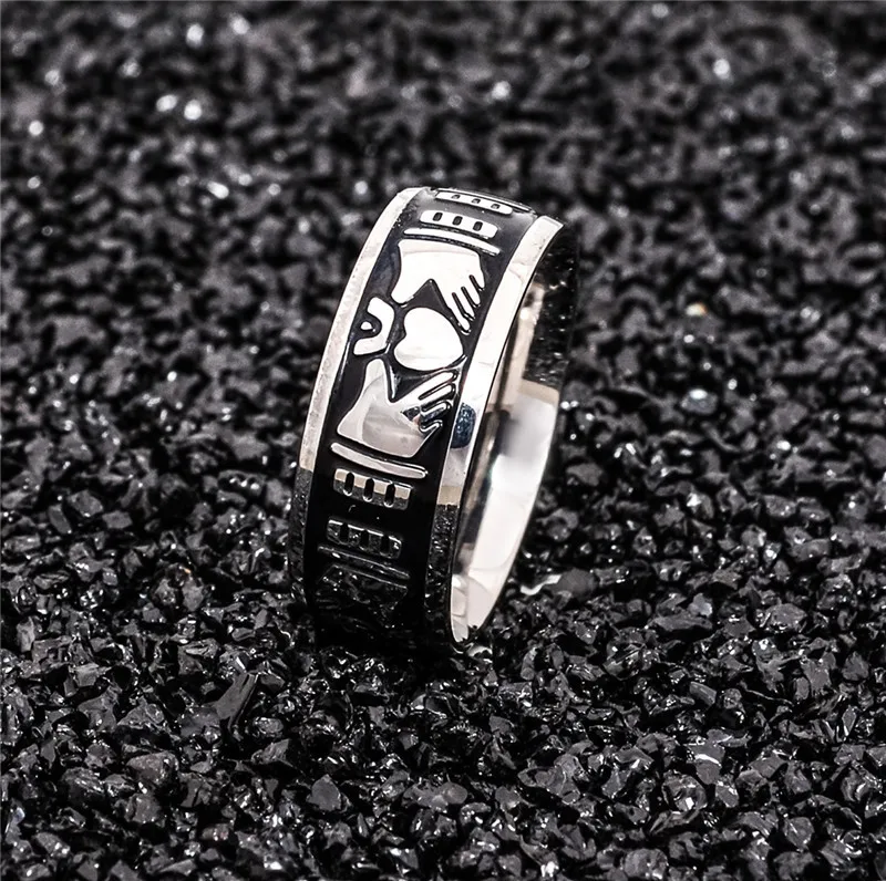 Прямая поставка обручальное кольцо с ирландской кладдагой искусственное сердце