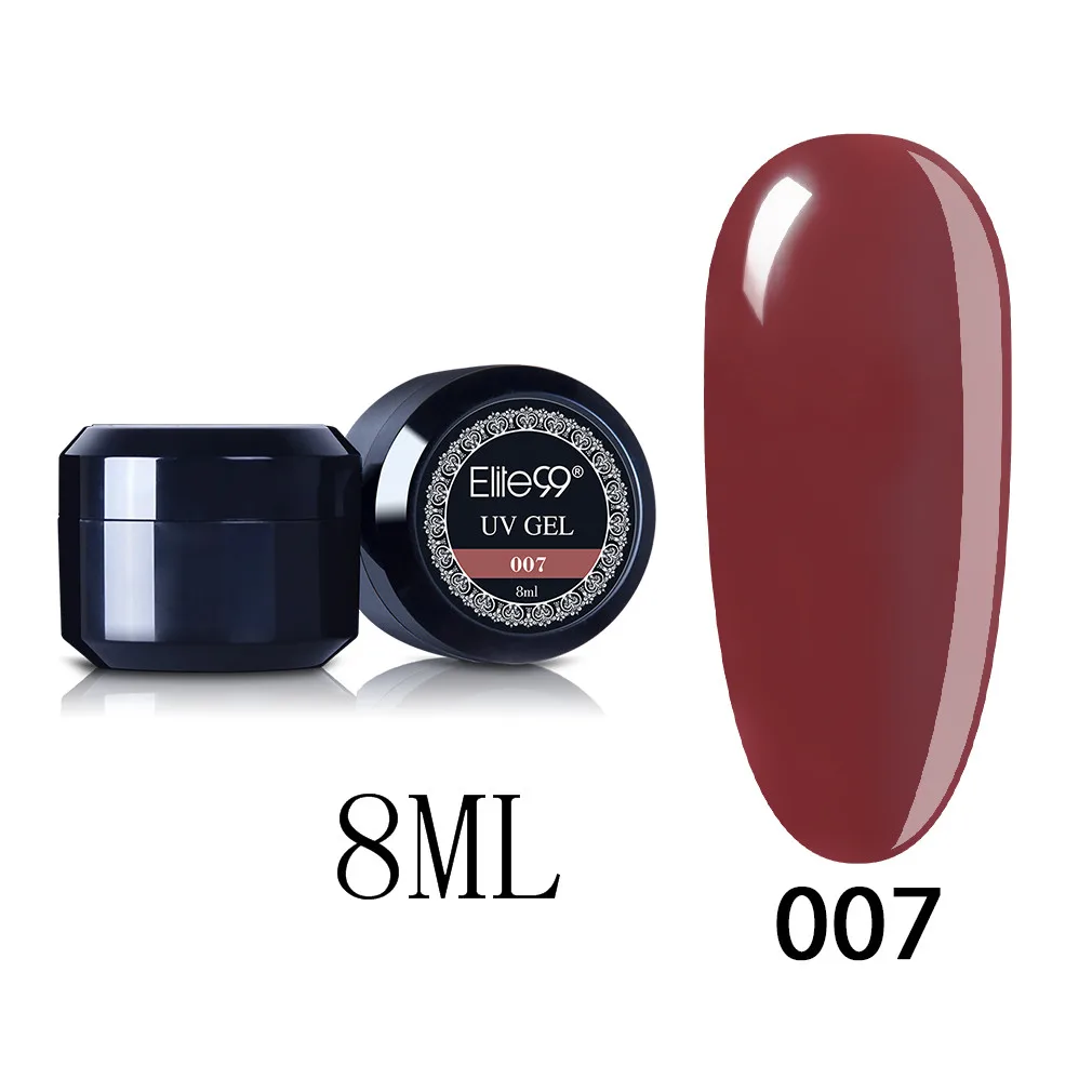 007-8ml Elite99 акриловый поли гель с кристаллами УФ светодиодный гель-кончик использовать с гвоздь акриловое перо усиление скольжение Быстрый гель продлевающий половой акт - Цвет: 007-8ml