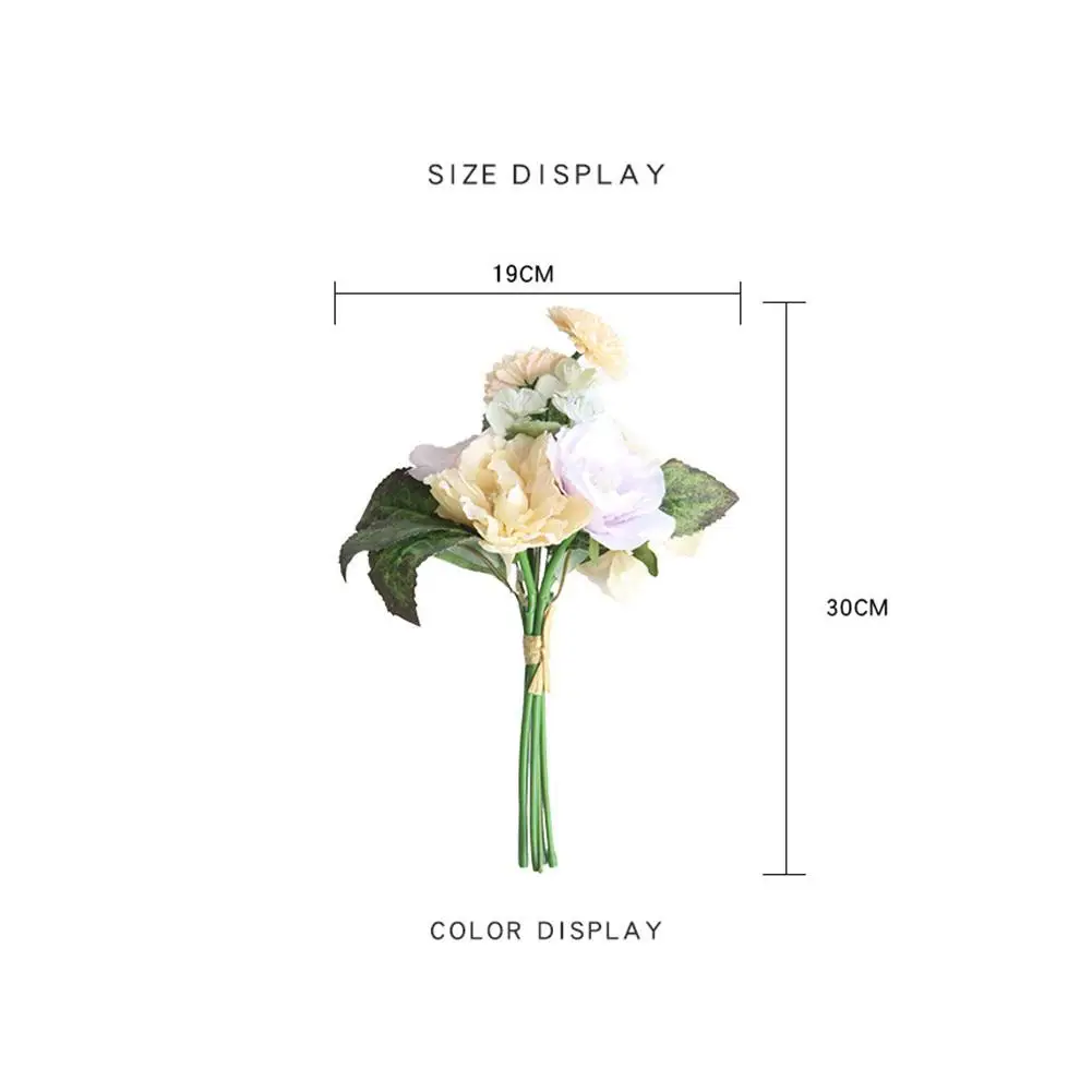 TPFOCUS имитирует букет из искусственных цветов розы свадебный