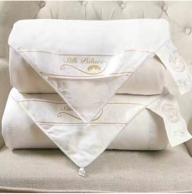 

100% Top Quality Natural/Mulberry Silk Comforter For Winter/Summer King/Queen Size Duvet/Blanket/Quilt