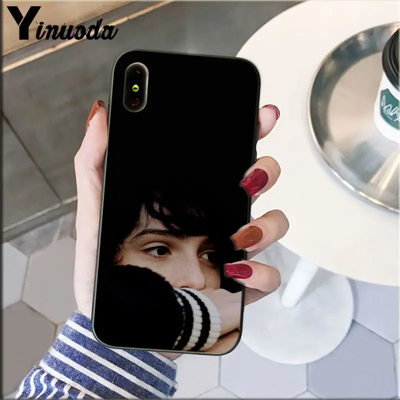 Yinuoda ТВ увлажняющим эффектом марки The Finn Wolfhard очень странные дела черный ТПУ