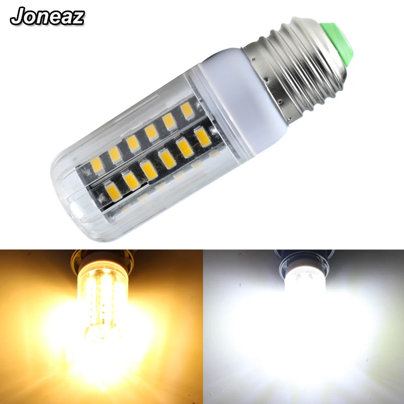 Joneaz 6x bombillas E27 светодиодная лампа 12 В 24 в 36 110 220 кукурузные огни 7 Вт 5730 smd чип