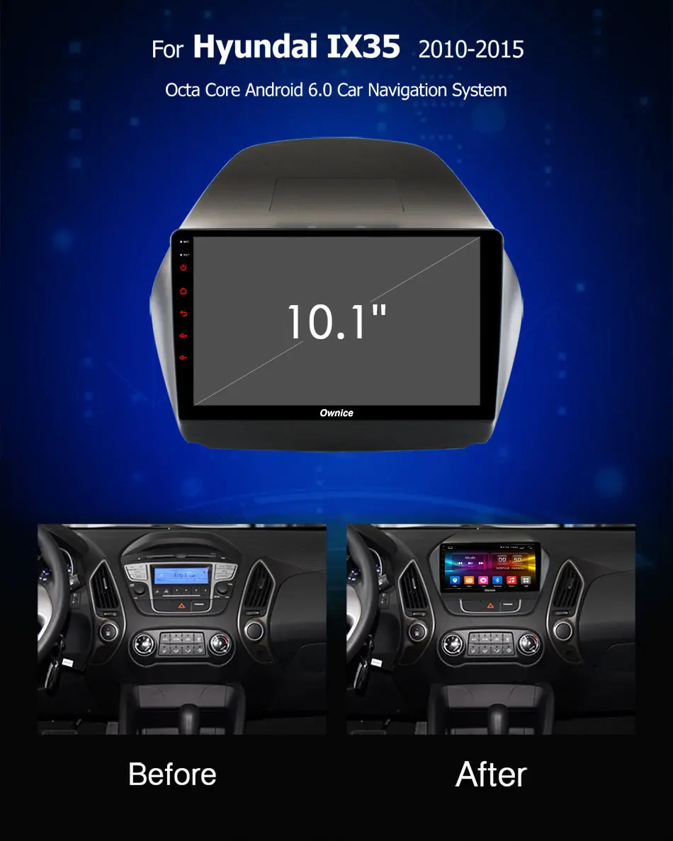 Ownice Восьмиядерный Android 9,0 автомобильный Радио dvd-плеер DSP SPDIF gps k3 k5 k6 для hyundai iX35 2010- 4G LTE 360 Panorama