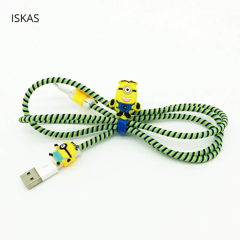 ISKAS Protection For Charging Wire Cute Cartoon Kawaii Lovely Charger Cable Data Line Cord Protector New | Электроника