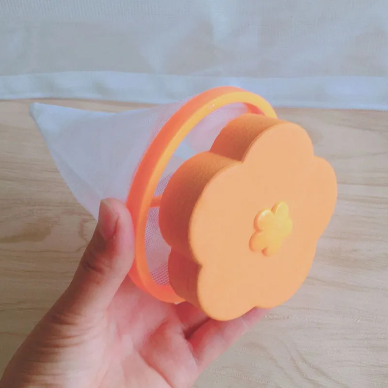 Orange-1pc Стиральная машина, фильтр-мешок, сетка для стирки, Ловец волос, бытовые многоразовые плавающие шарики, мешок, инструменты для чистки стиральной машины - Цвет: Orange-1pc