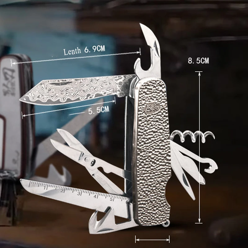 Многофункциональные складные инструменты для самозащиты на открытом воздухе