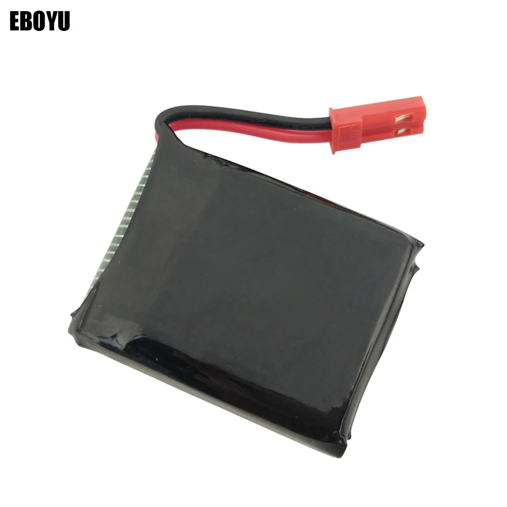 EBOYU(TM) JST соединитель запасные части 3 7 в 650 мАч Lipo батарея для JIE STAR X8TW X8T Q1012 Q9 RC