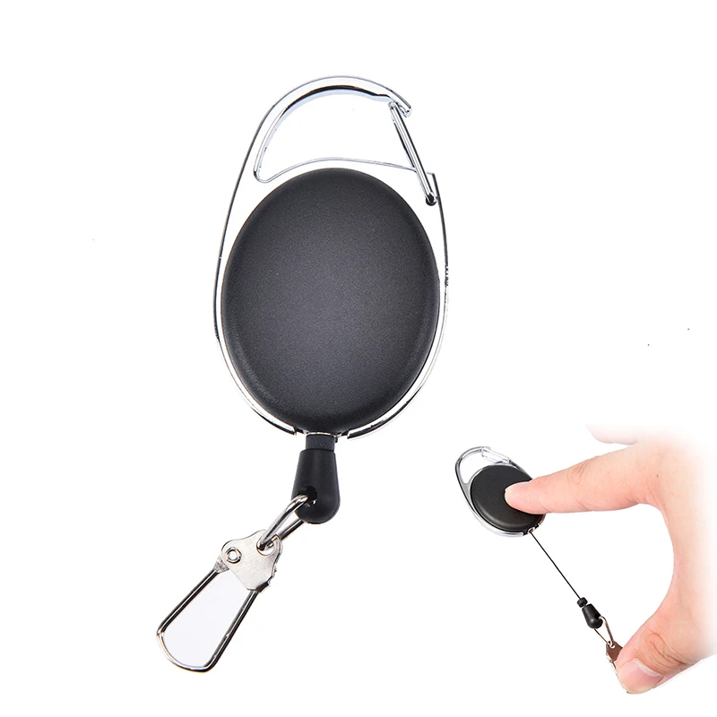 Zinger Retractor Extractor Keeper Tether Retractable Reel Anglers Badge Holder Fishing Tackle Boxes Fly Tools 600mm | Спорт и
