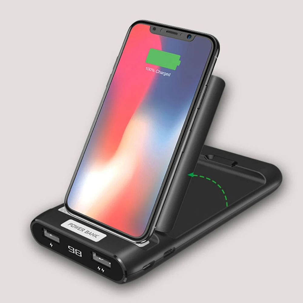 KISSCASE 10000 мАч банк питания для iPhone samsung huawei type C PD Быстрая зарядка + быстрая 3.0USB