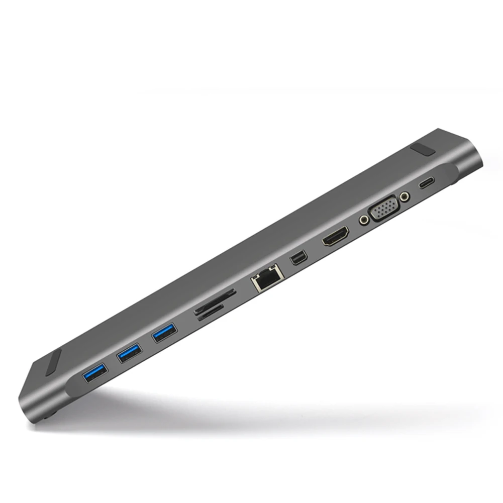11in 1 Портативный USB C концентратора Универсальный Expander для портативных ПК