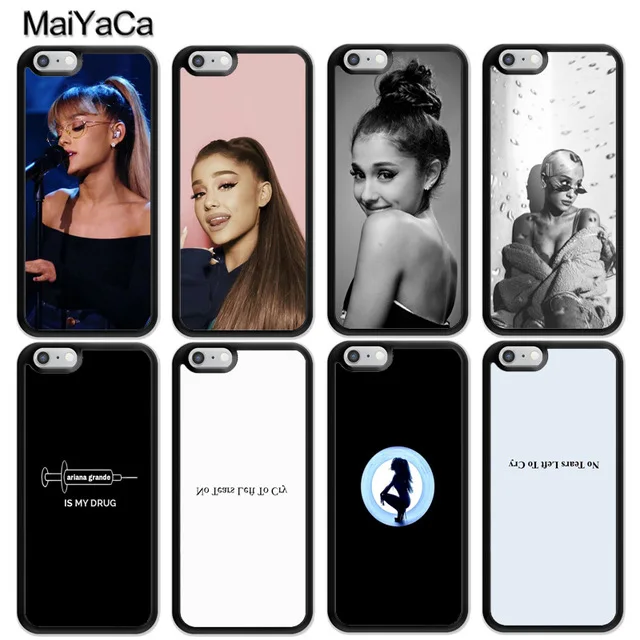 MaiYaCa певица Ариана Гранде для iPhone 4S SE 5C 5S 5 6 6S 7 8 Plus X XR XS MAX черный мягкий чехол