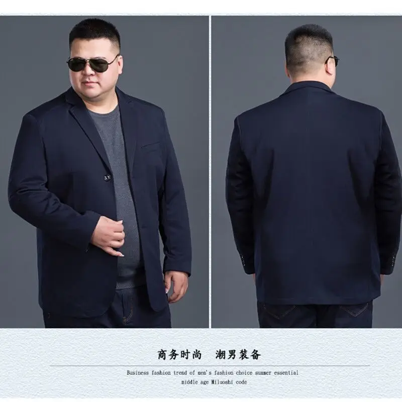 Большие размеры 8XL 9XL 10XL модные Блейзер Для мужчин s повседневная куртка