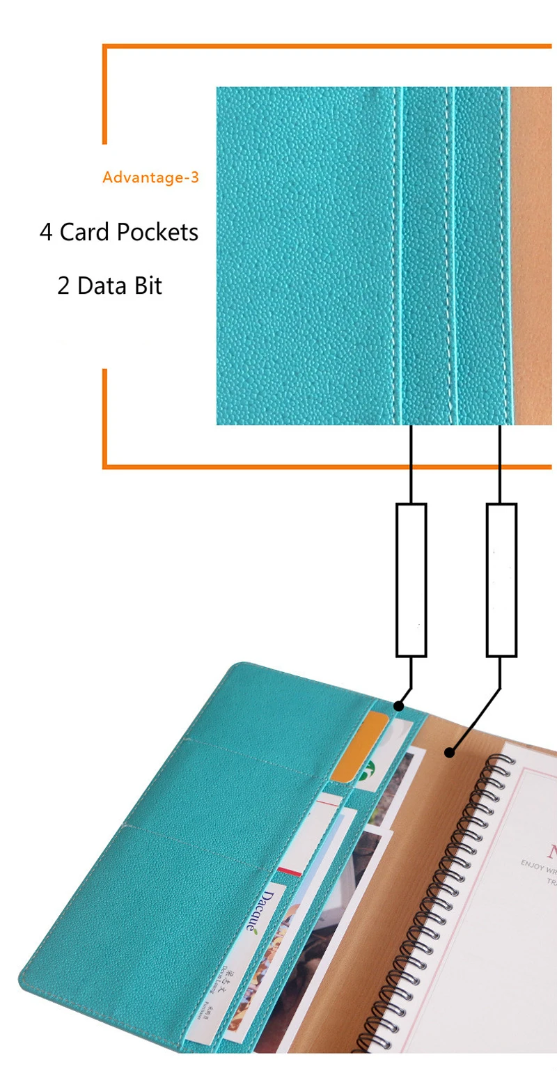 A5 Office Planner Business Notebook School Stationery Supplies Loose-leaf Notebook Agenda Planner Organizer Bullet Journal