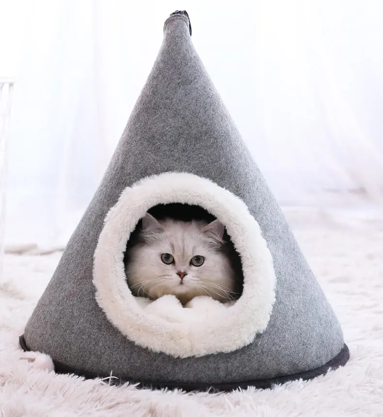 Hoopet домик для кошек в форме палатки, домик для собак, котенок, щенок, пещера, кот, замок, подушка, коврик