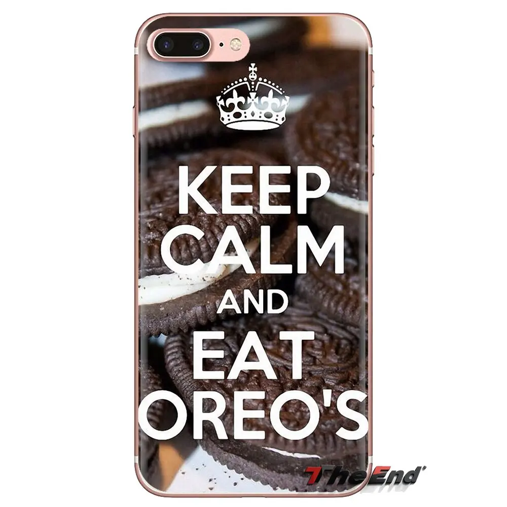 Silicone Phone Case Cartoon Many Oreo Cookie Milkshake For Samsung Galaxy S3 S4 S5 Mini S6 S7 Edge S8 S9 S10 Plus Note 3 4 5 8 9 |