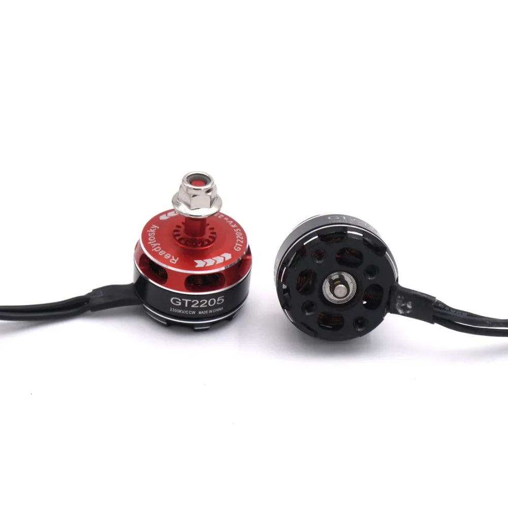 4x новейший GT2205 2205 2300KV бесщеточный двигатель 3 4S одножильный провод для ZMR250 Robocat 270