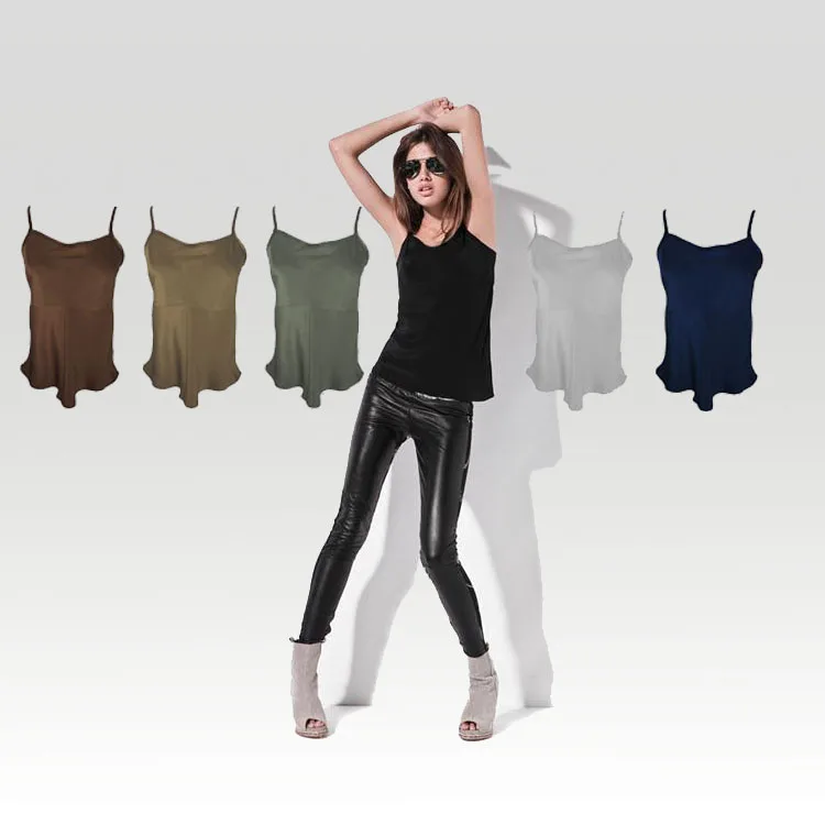 Шелковая атласная майка из 100% натурального шелка китайские шелковые прямые Топы