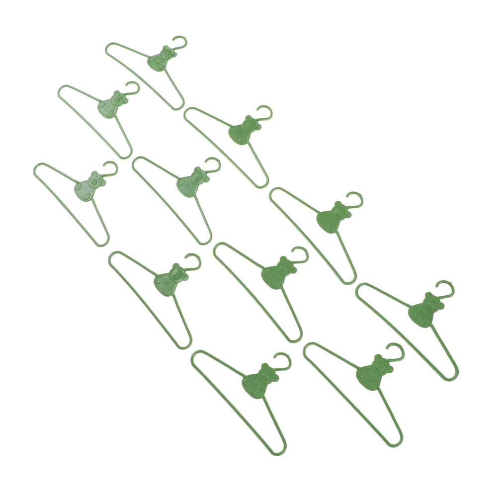 10 шт. пластиковые аксессуары для мини-одежды зеленого цвета | Игрушки и хобби