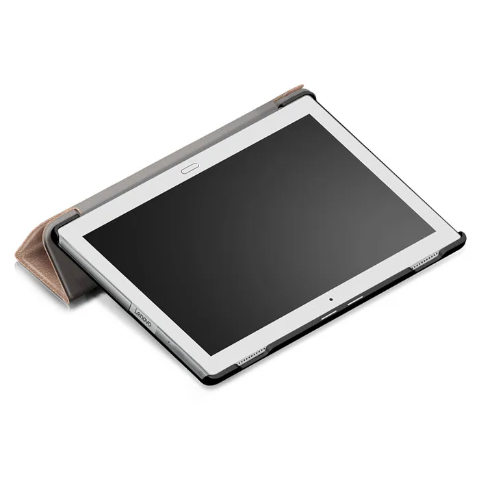 Чехол-подставка из искусственной кожи для lenovo Tab 4, Tab 4, 10 Plus, TB-X704F, TB-X704N, TB-X704, TB-X704L, 10,1 дюймов, для планшета+ 2 шт. защита экрана