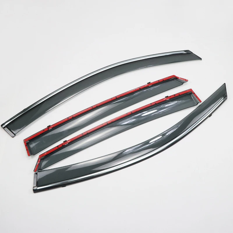 Для Honda Civic 10th Gen 4dr Sedan- оконный козырек вентиляционный защитный козырек от солнца и дождя 4 шт. аксессуары для стайлинга автомобилей