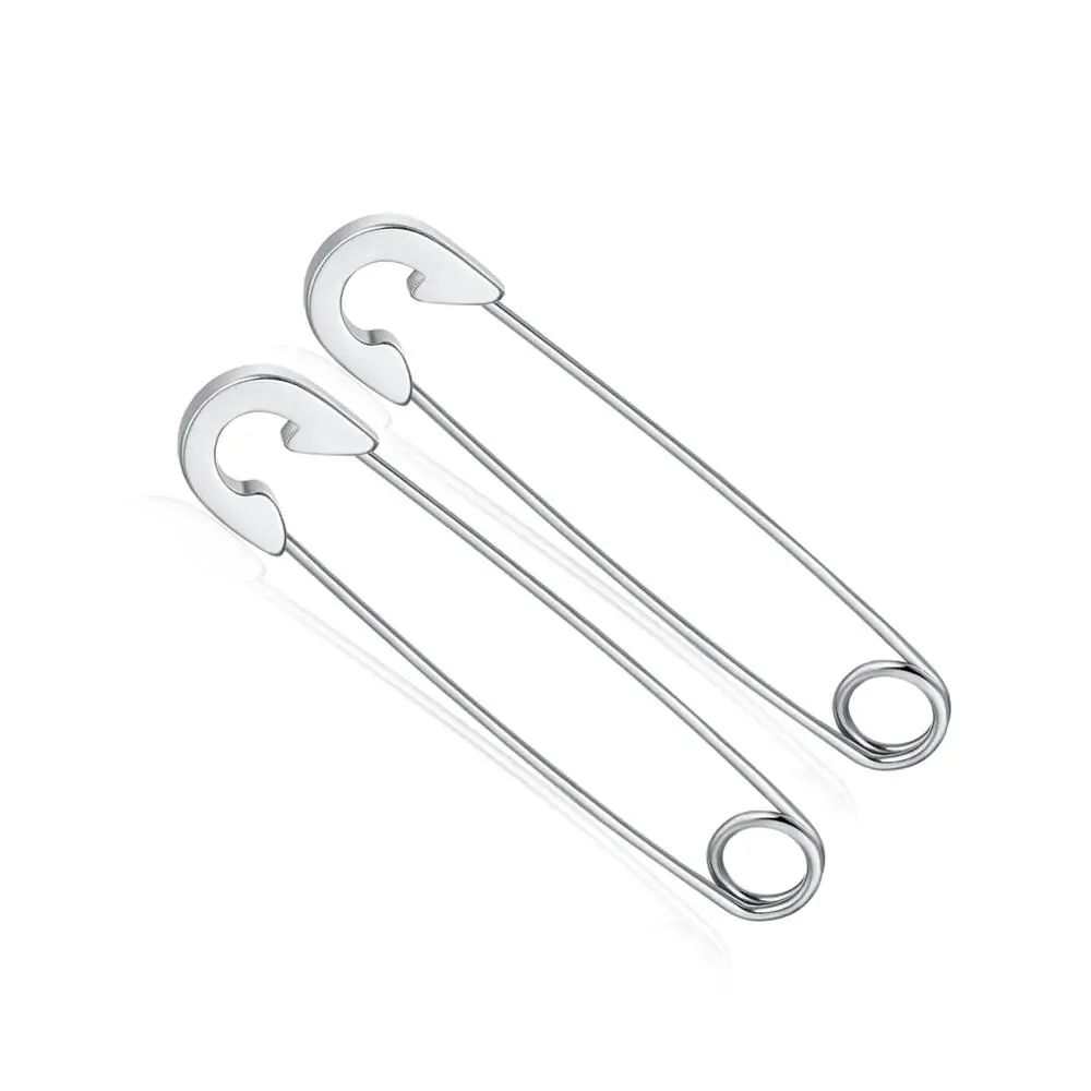 Новый дизайн Безопасность Pin серьги гвоздики Нержавеющая сталь для Для женщин