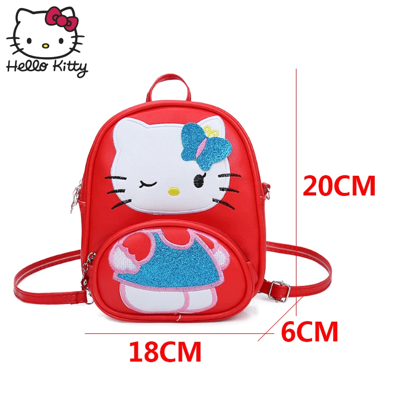 Сумка с мышкой Hello Kitty детский школьный рюкзак из искусственной кожи для девочек и