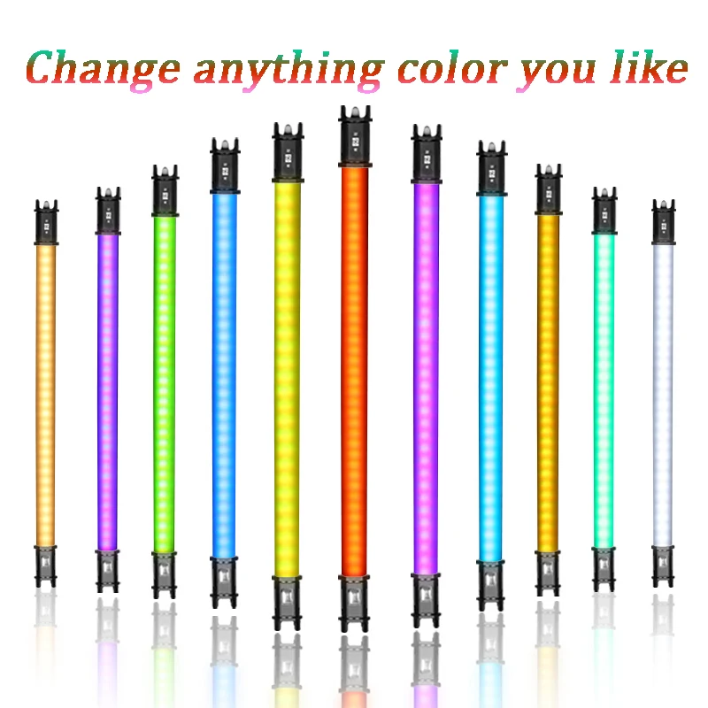 NanGuang RGB светодиодный светильник-трубка с цветными спецэффектами для видеосъемки
