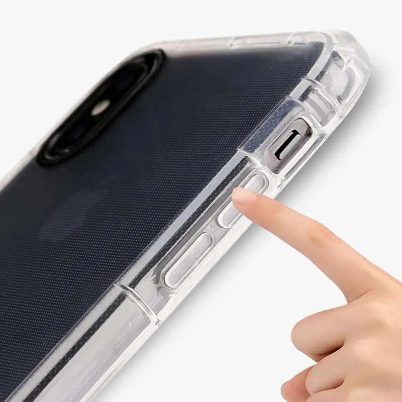 Phone Cases 4 Corner Airbag Shockproof Design Transparent Soft TPU Cover for iPhone X Xs Max XR 8 Plus 7 6 6S |