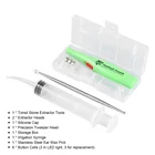 Инструмент для удаления камня Tonsil, удалитель ушной серы из нержавеющей стали со светодиодной подсветкой, 3 насадки для очистки ирригатора