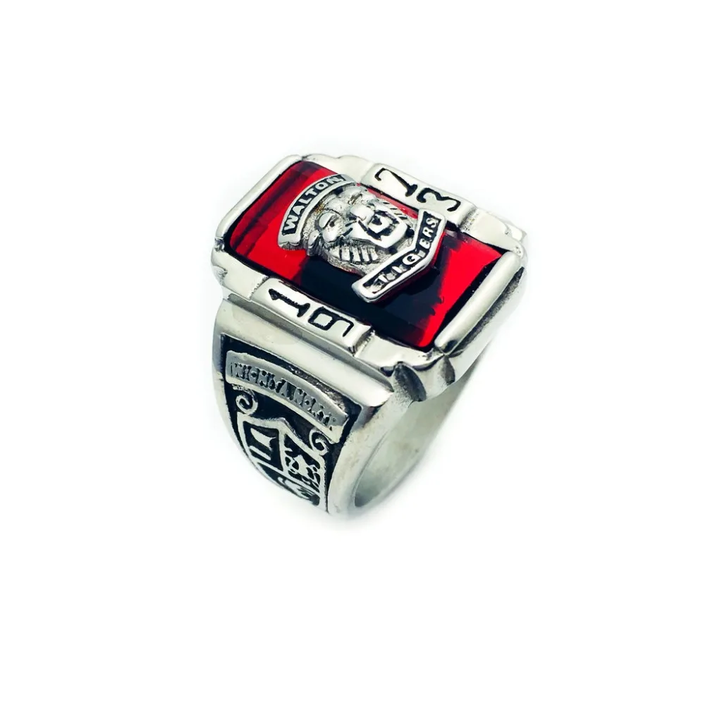 Мужское кольцо с головой тигра из нержавеющей стали 1973 памятное сша 7 12 #|Кольца| |