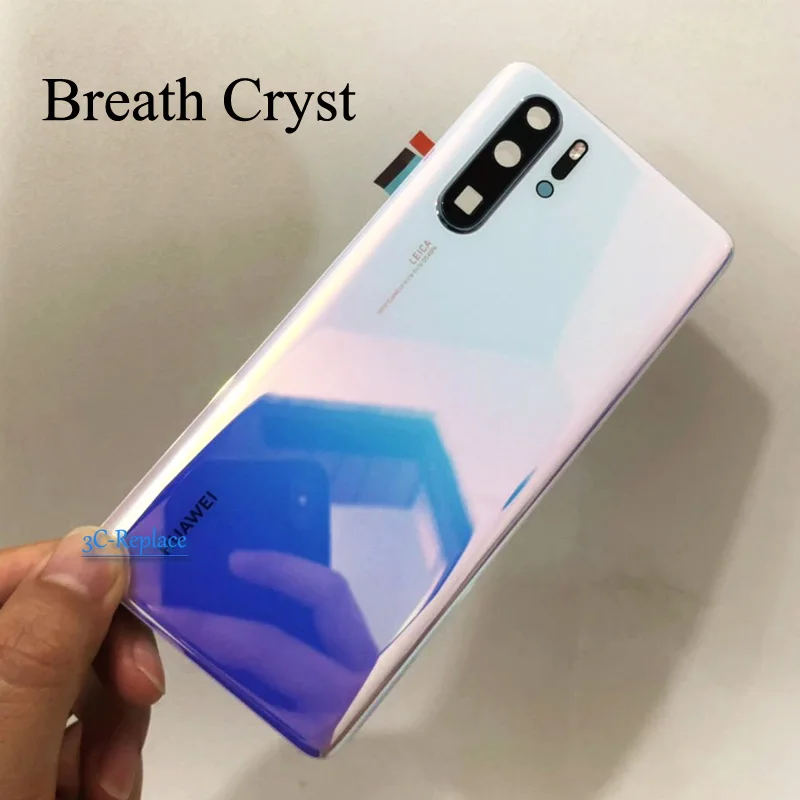 6,5 дюймов для huawei P30 Pro VOG-AL00 VOG-TL00 задняя крышка батарейного отсека Корпус Задняя стеклянная линза Запчасти Замена
