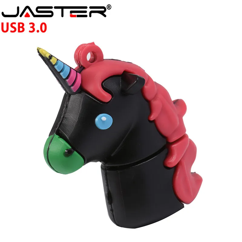 Флэш накопитель JASTER 3 0 Белый мультяшный Единорог Миньон usb флэш с реальной