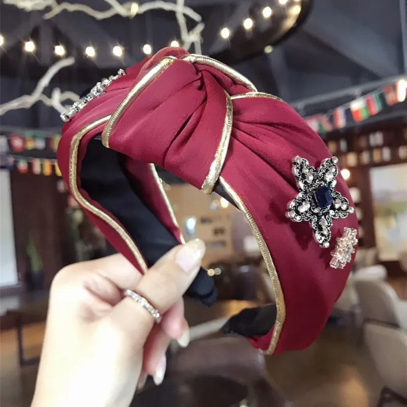 Новые модные изысканные женские аксессуары для волос женщин ткань милый