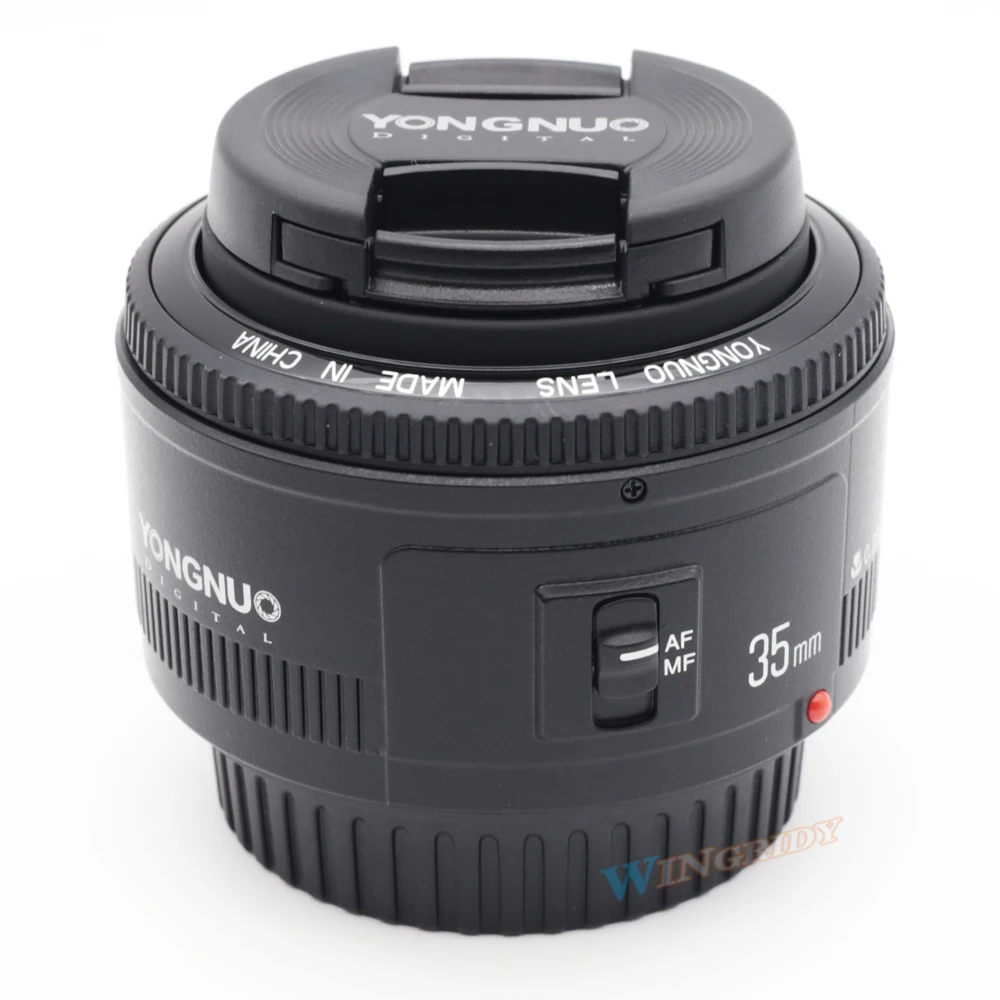 35 мм Объектив Светодиодная лампа для видеосъемки Yongnuo YN35mm F2.0 широкоугольный