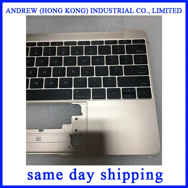 Оригинальный золотой цвет A1534 topcase Для Macbook Pro Retina 12 &quotA1534 Topcase с клавиатурой