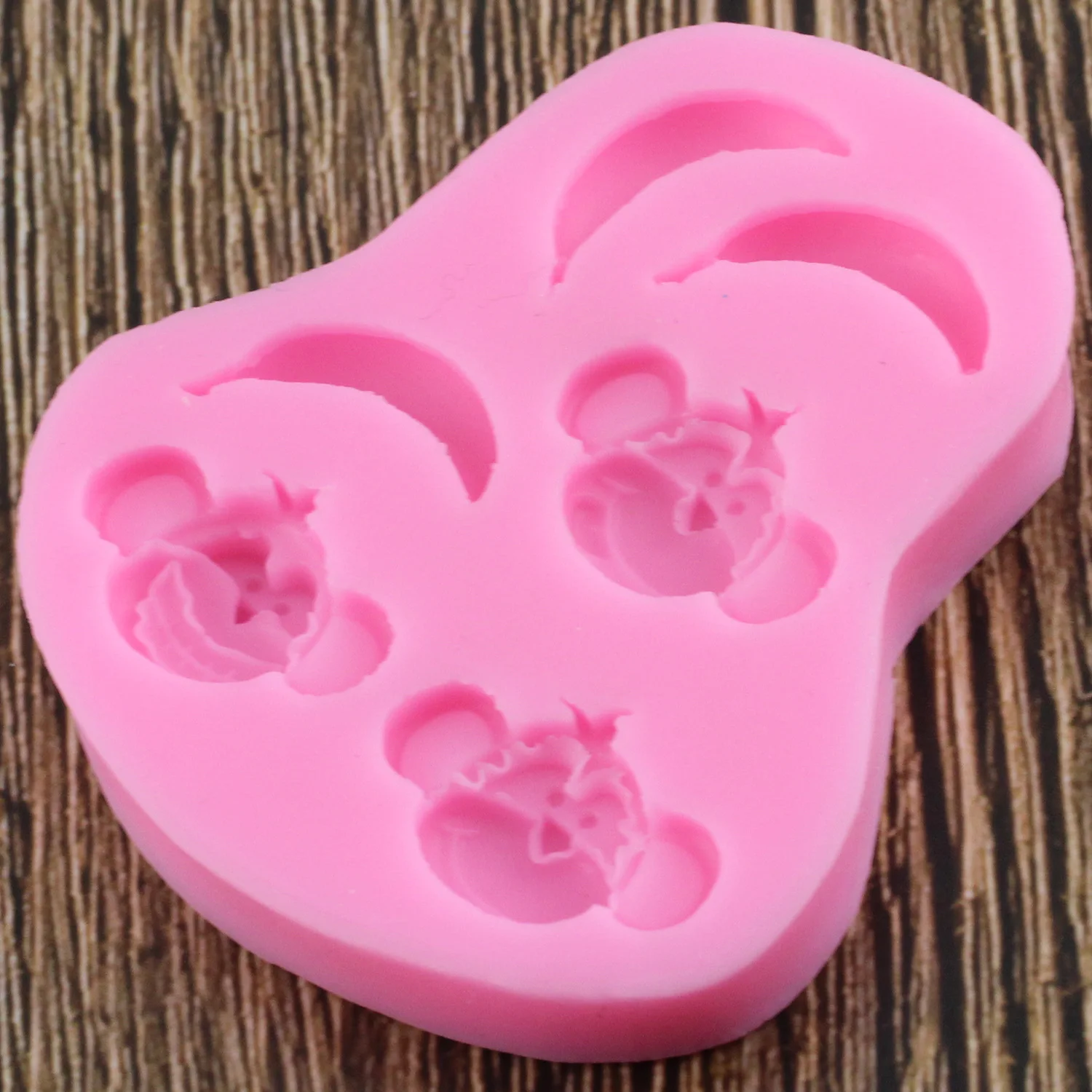 1 предмет животных с обезьяной и бананом силиконовые формы для торта Fondant Mold