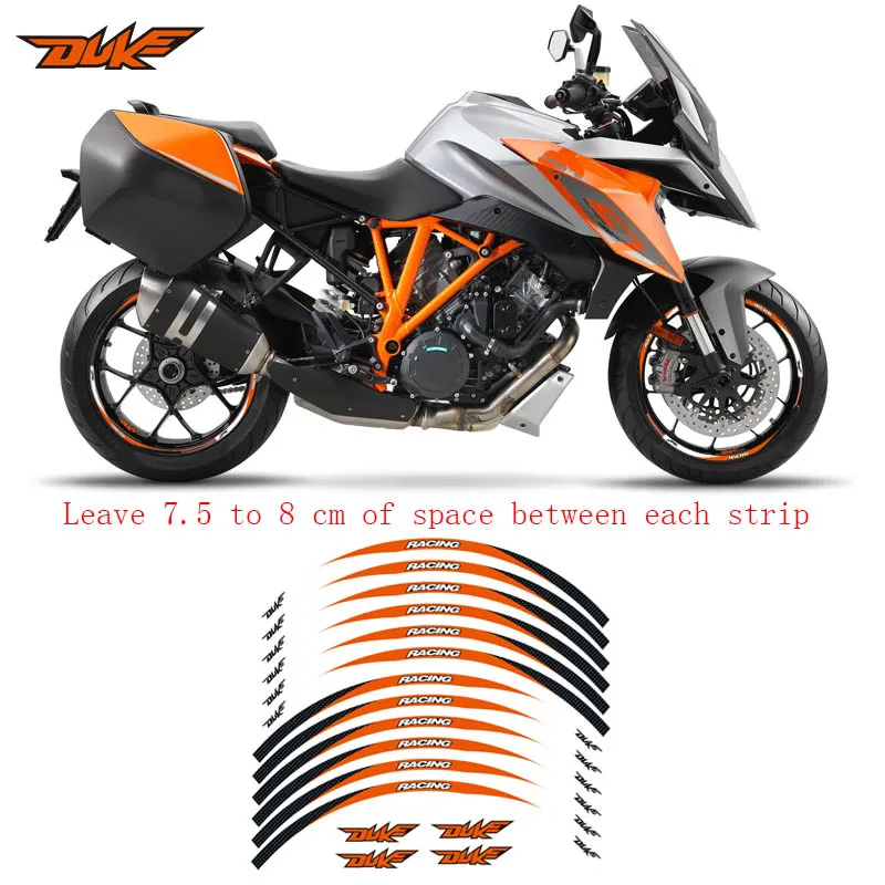 Наклейки на передние и задние края мотоцикла наклейки колеса Светоотражающие