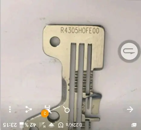 Промышленная швейная машина оверлок игольных пластин # R4305 HOF EOO/# HOD EOO/R4305 H0E E00