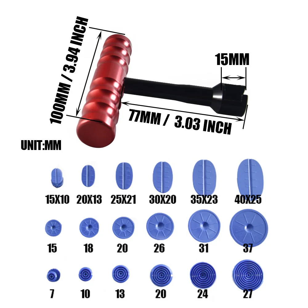 Инструменты для ремонта вмятин PDR без покраски новый дизайн набор ручных
