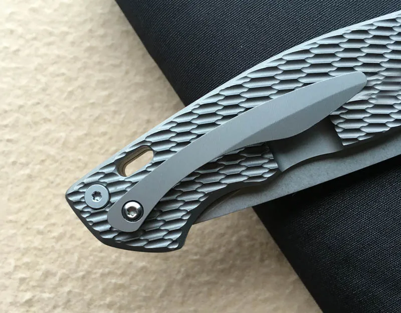 NIGHTHAWK 0452 D2 лезвие TC4 титановый плавник Тактический шарикоподшипник складной нож Кемпинг Охота Открытый выживания Ножи EDCtoo