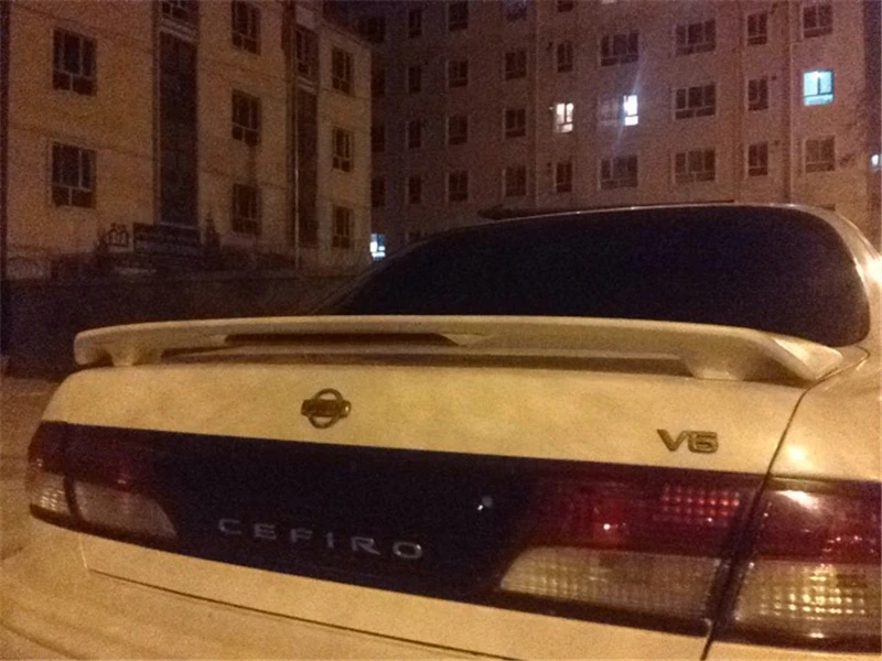 Использование для Nissan Cefiro спойлер 1998-2004 год заднее крыло украшение с цветом автомобиля переоборудование аксессуара